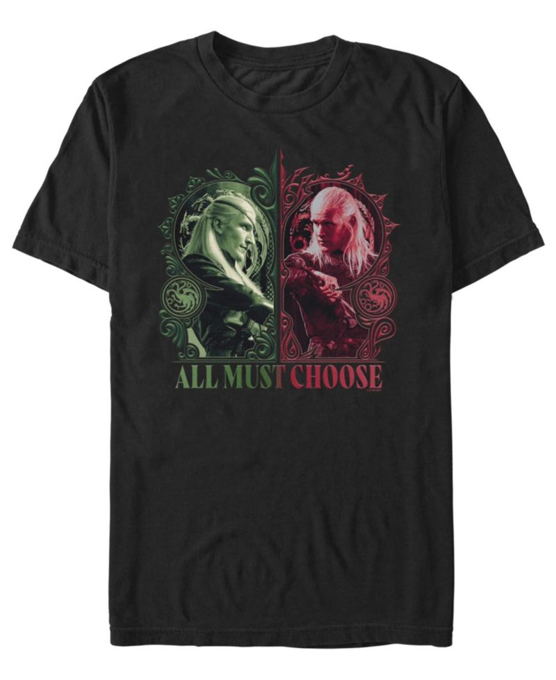 Men's House of the Dragon Daemon Aemond Graphic Regular-Fit T-Shirt