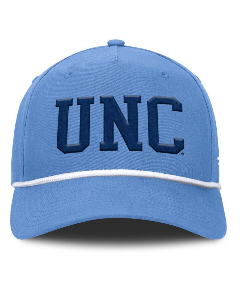 Men's Carolina Blue North Carolina Tar Heels Foul Ball Rope Adjustable Hat