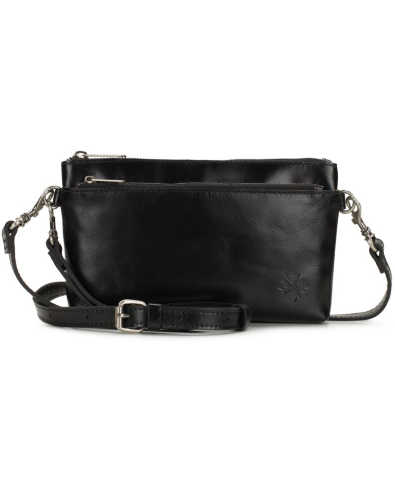 Mignon Small Leather Wristlet Crossbody Handbag