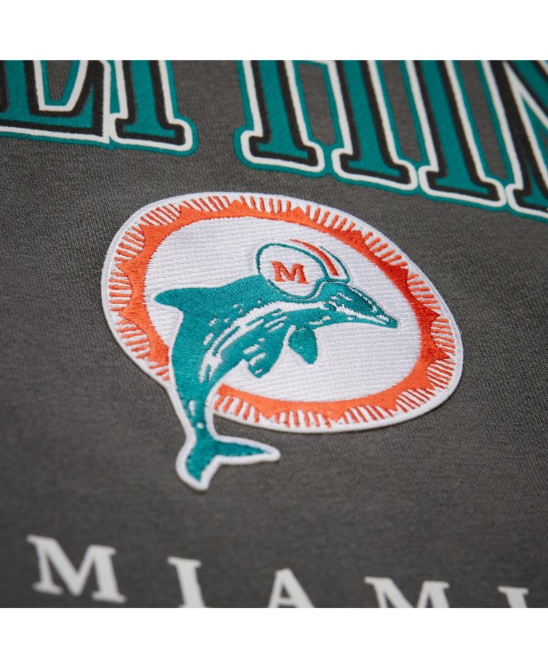 Men's Gray Miami Dolphins Slot Pullover Hoodie