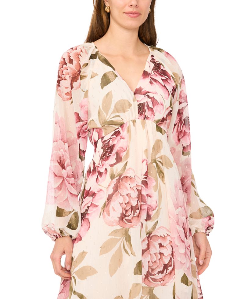 Women's V-Neck Maxi Dress