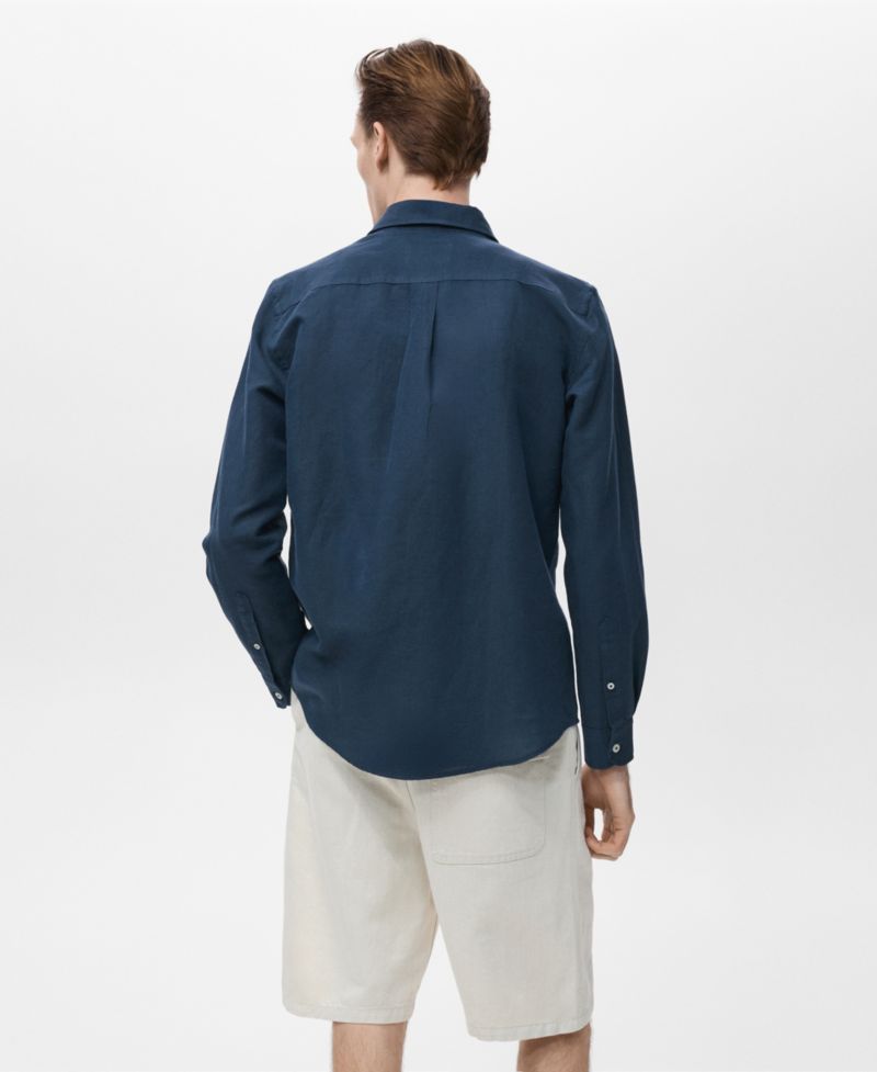 Men's Pocket Linen Shirt