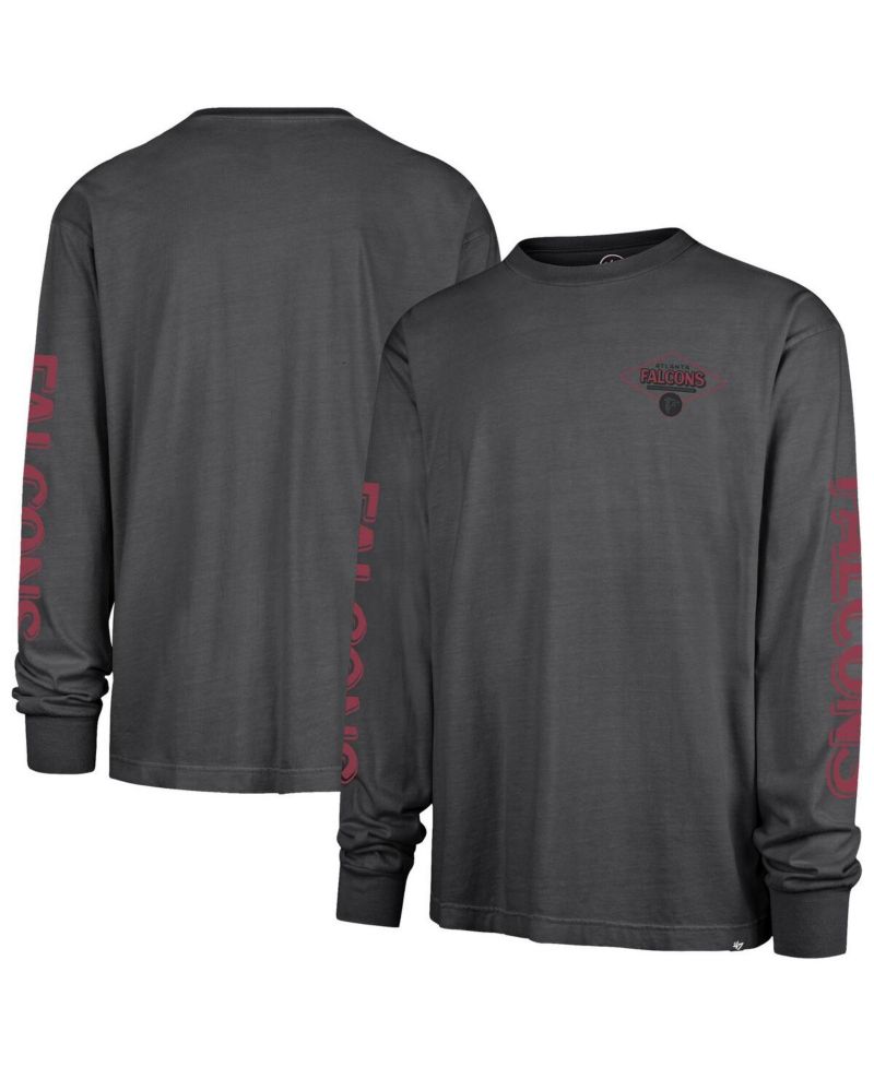 Men's Black Atlanta Falcons Cairn Ravine Foundation Long Sleeve T-Shirt