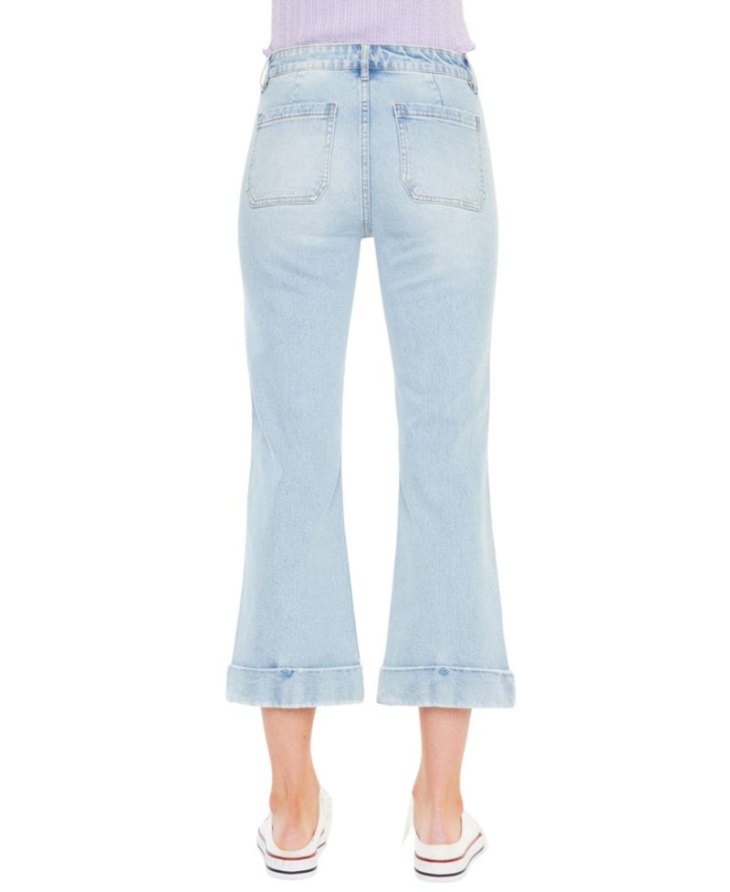Women's Angelina High Rise Crop Flare Jeans