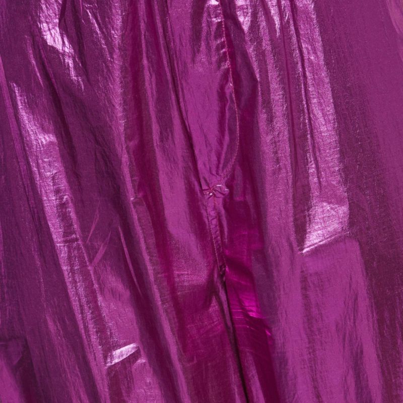 Women's Metallic Pink Cotton Carrot-Fit Galoni Trousers