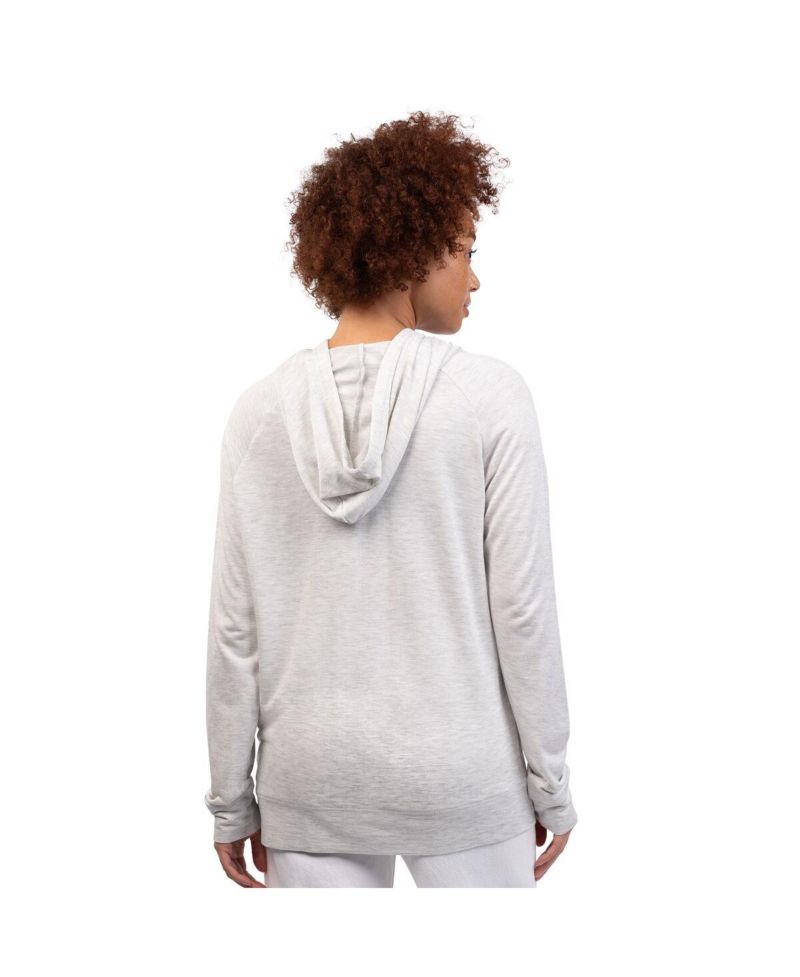 Women's Oatmeal Houston Astros Pregame Pullover Hoodie