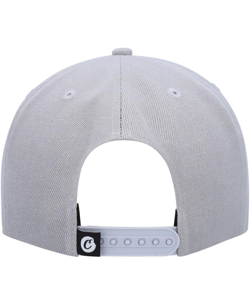 Men's Gray C-Bite Snapback Hat