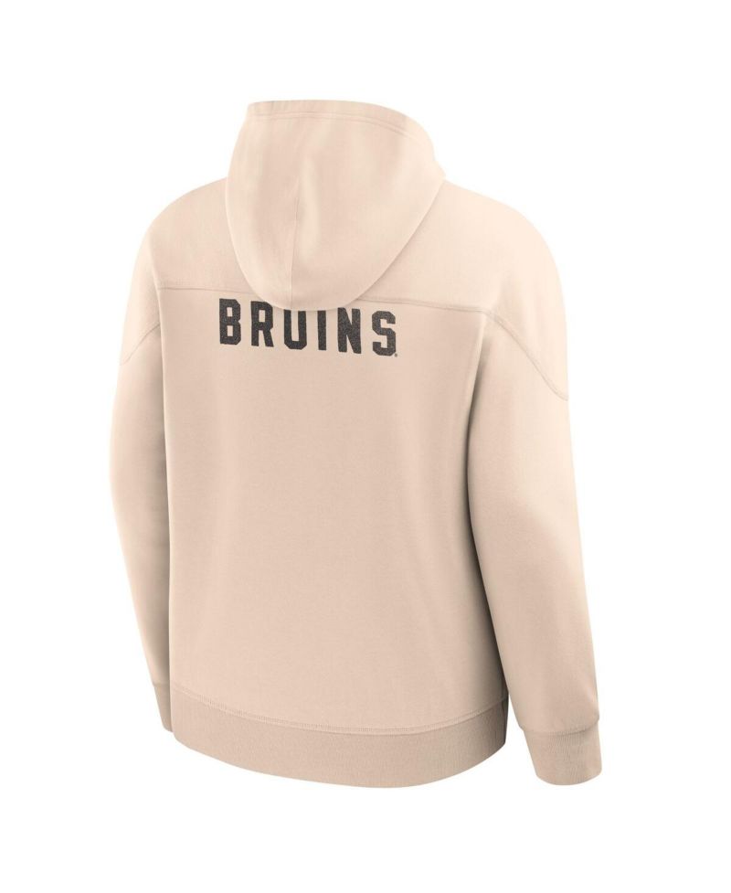 Men's Cream Boston Bruins Vintage Hoodie
