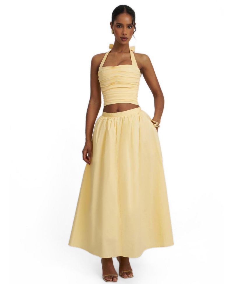 Women's Wina Low-Rise A-Line Maxi Skirt