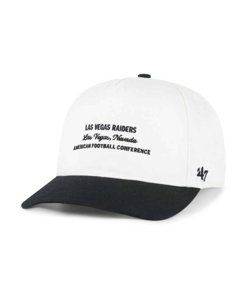 Men's White Las Vegas Raiders Contemporary Two-Tone Hitch Adjustable Hat