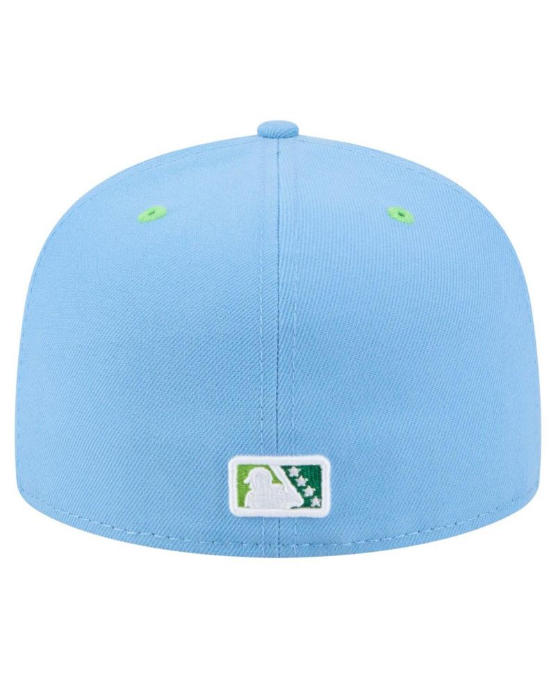Men's Light Blue Daytona Tortugas Authentic Collection 59FIFTY Fitted Hat