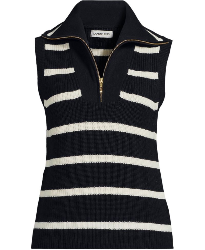 Women's Drifter Quarter Zip Vest Sweater