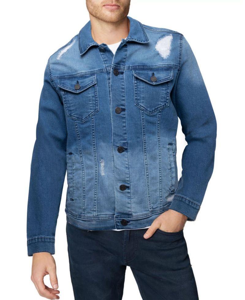 XRAY Men's Regular Fit Flex Denim Jacket