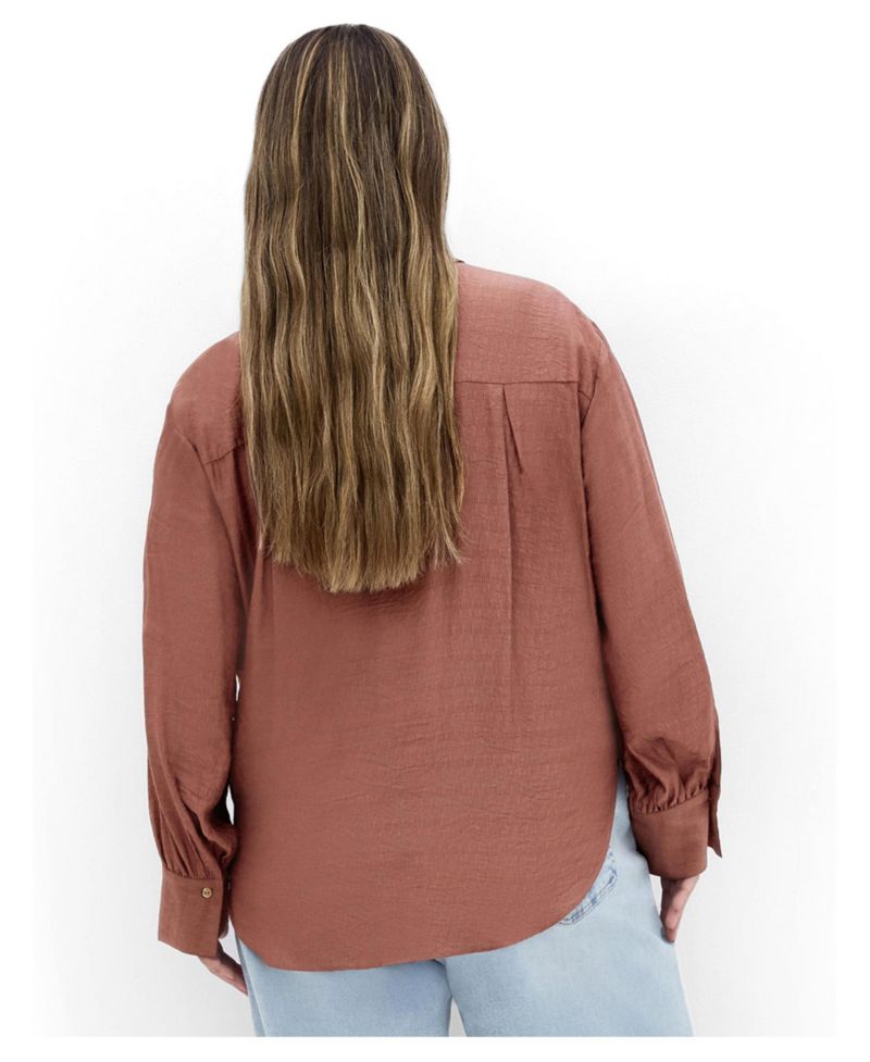 Plus Size Rosabella Hem Detail Shirt