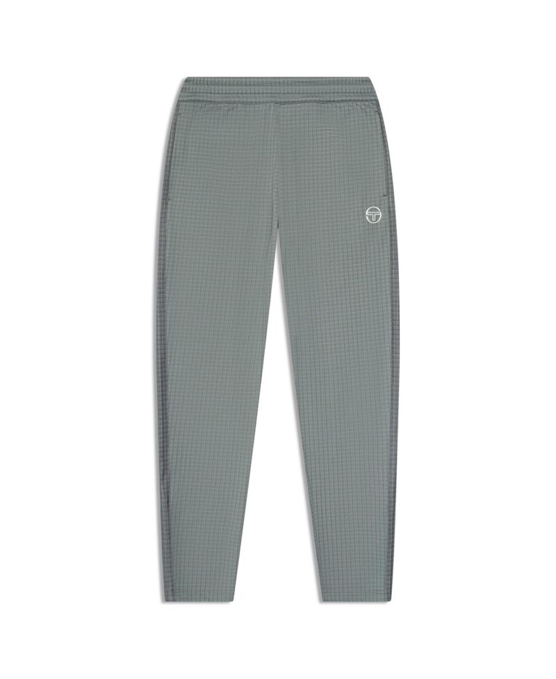 Men's Rete Stretch Allover Check Track Pants