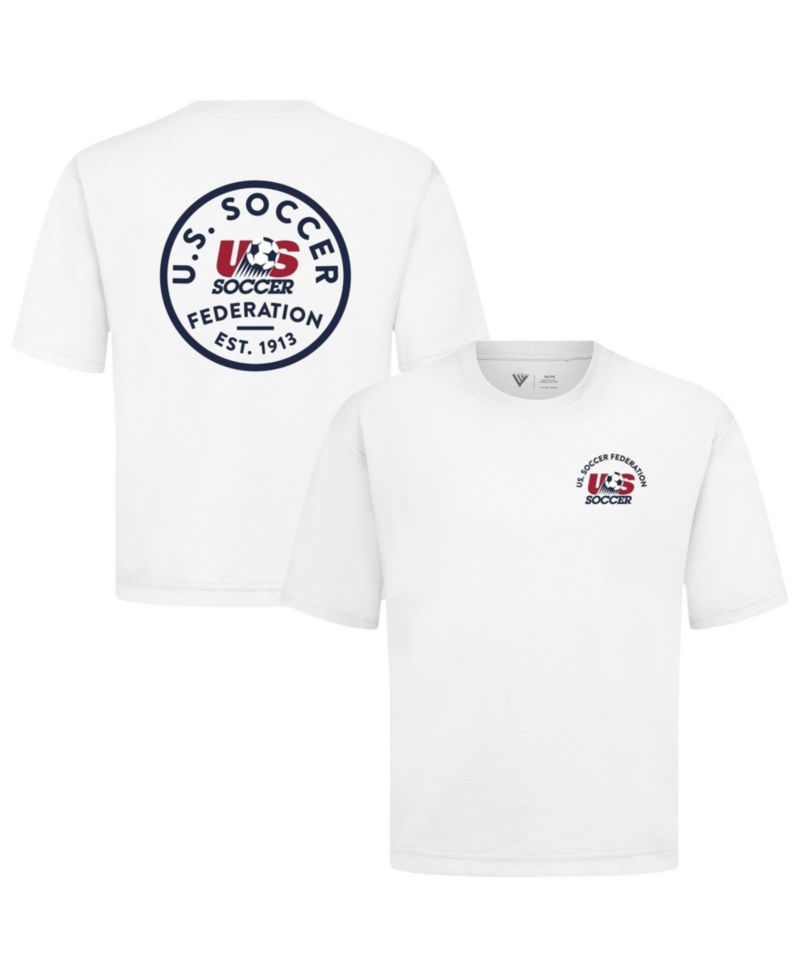 Men's White USMNT Luxe Signature Knit Transit T-Shirt