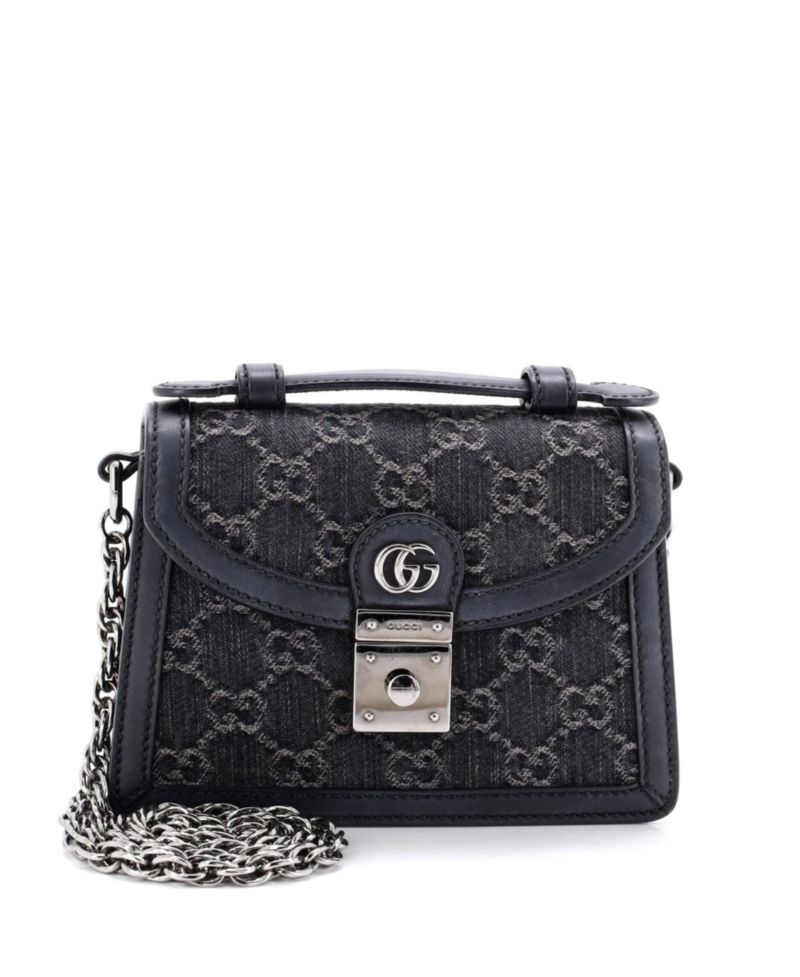Mini Ophidia Flap Top Handle Bag GG Canvas