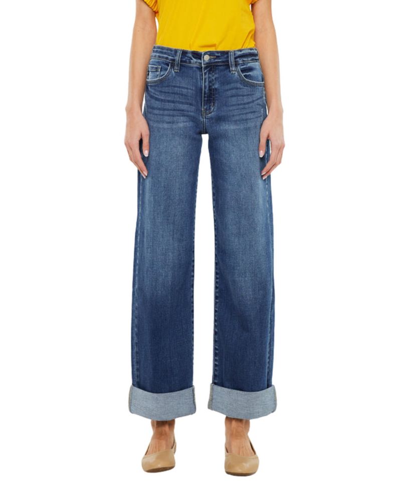 Women's Ivanna High Rise Wide Jeans