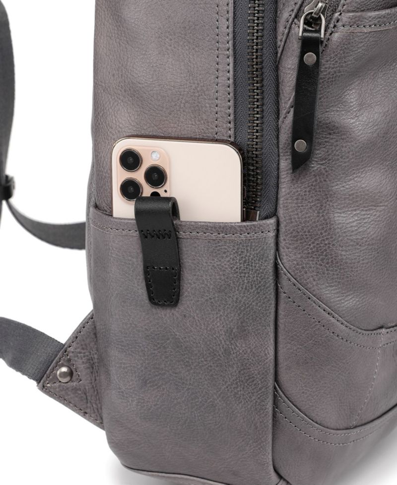 Sun-Wing Small Leather Backpack