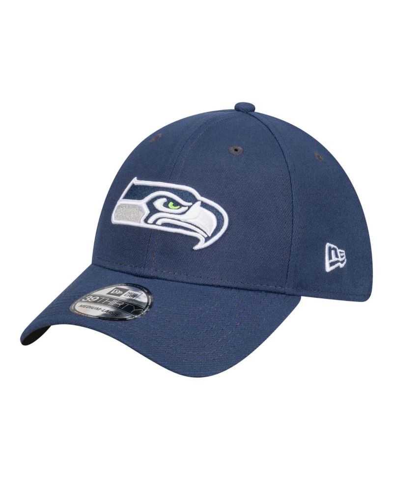 Men's College Navy Seattle Seahawks Core Team 39THIRTY Flex Hat