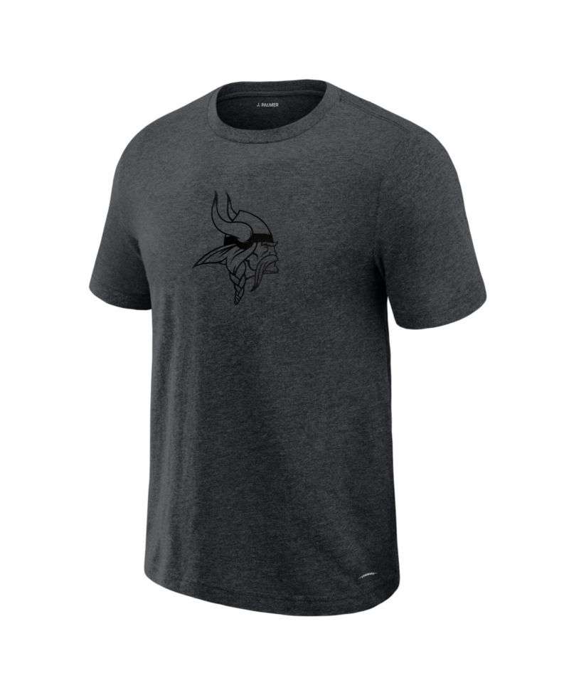 Men's Graphite Houston Texans Players Lounge Tri-Blend T-Shirt