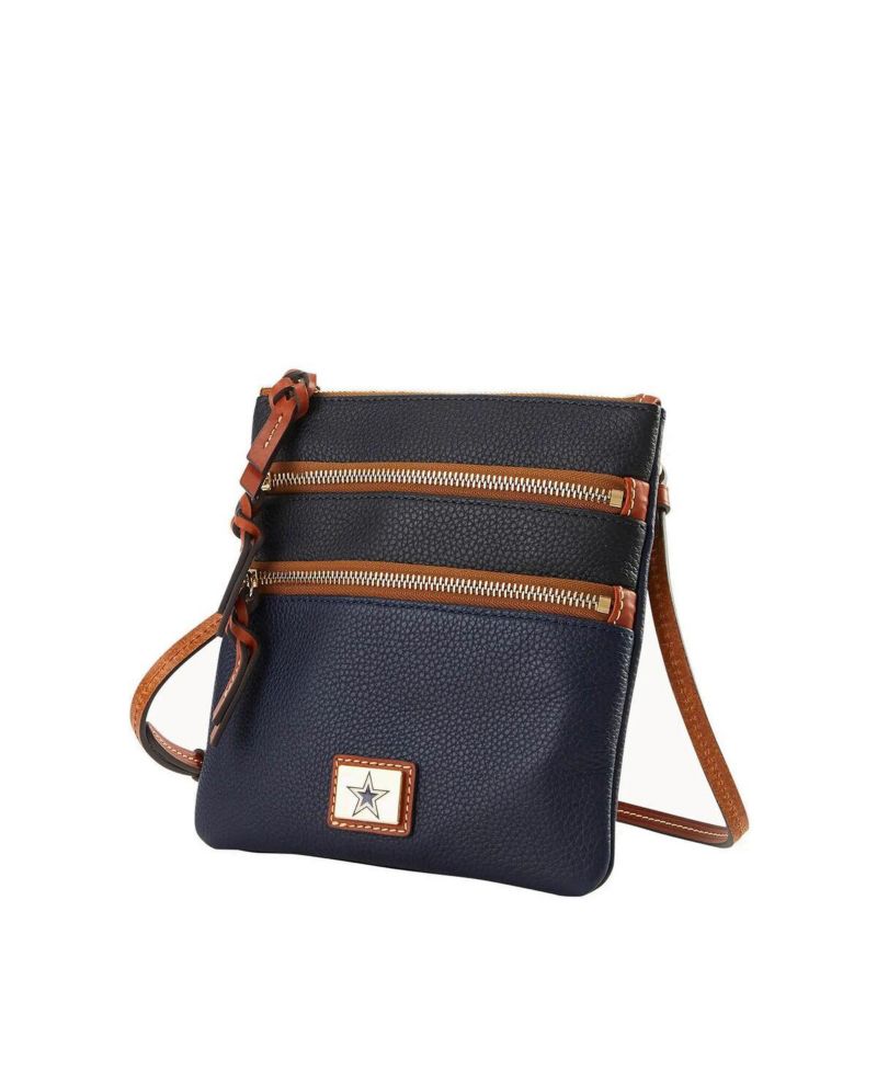 Dallas Cowboys Team Logo Halftime Triple Zip Crossbody Bag