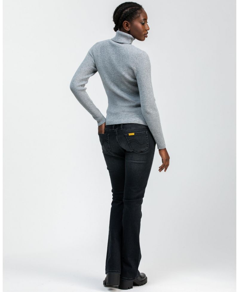 Maternity Slim Bootcut Jeans with Elastic Waistband
