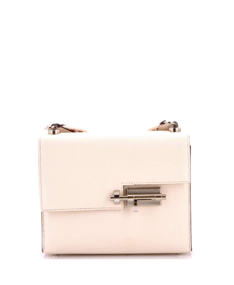 Mini Verrou Bag Chevre Mysore and Canvas