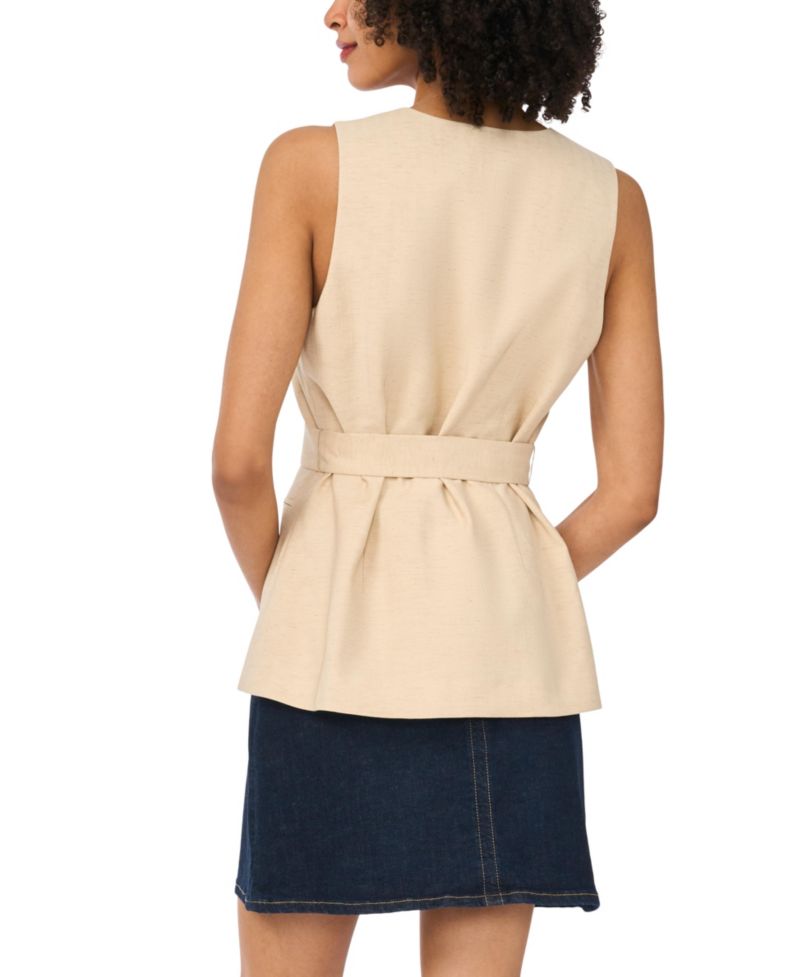 Women's Sleeveless V-Neck Vest Top