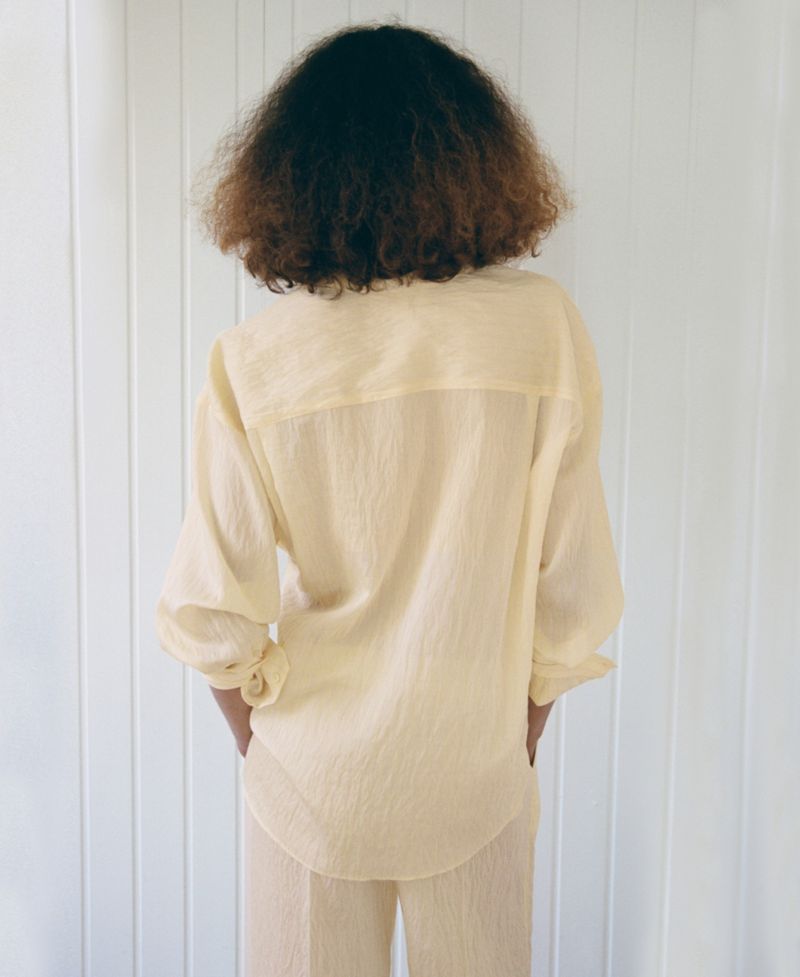 Women's Striped Lyocell Shirt