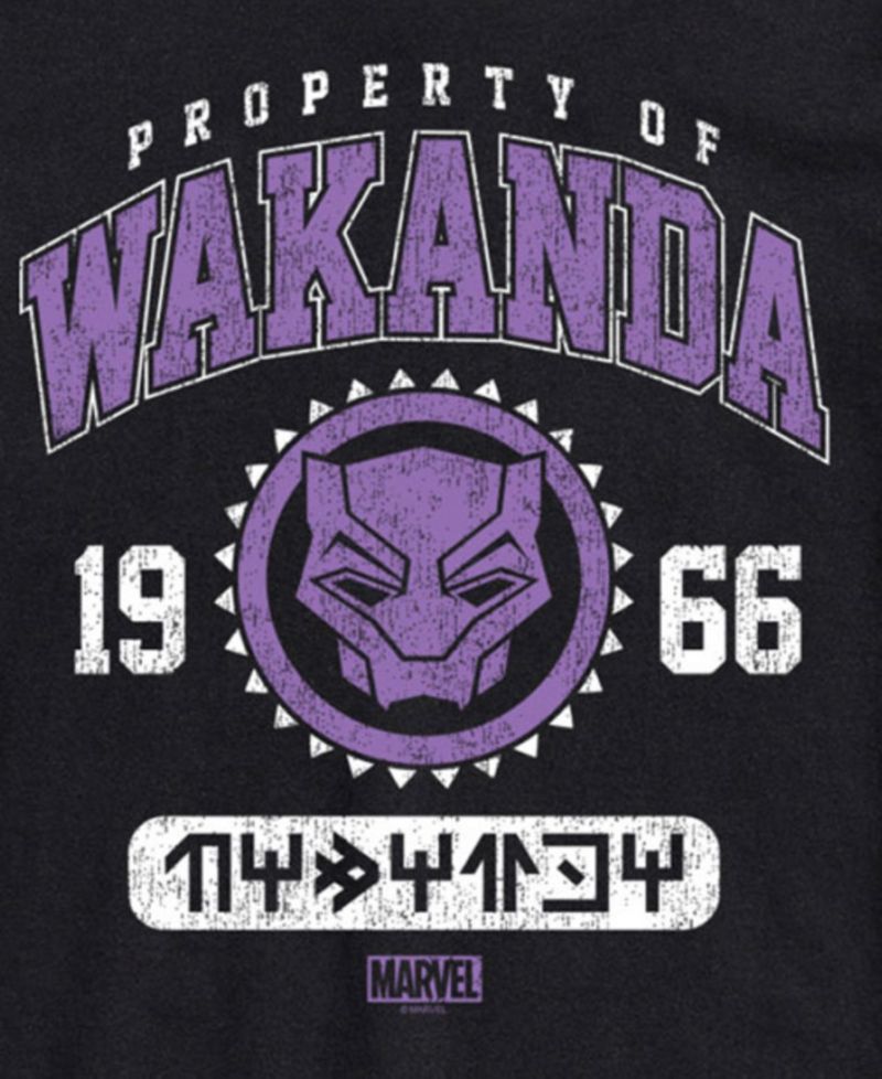 Men's Black Panther Wakanda Long Sleeve T-Shirt
