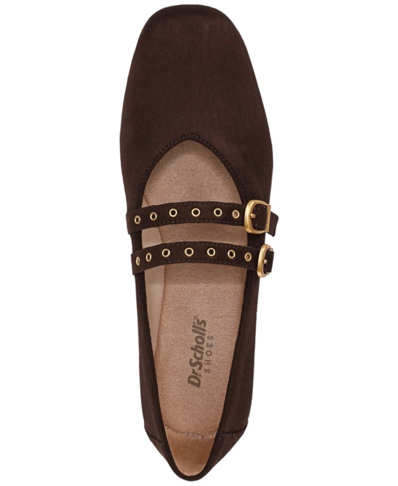 Women's Violet Mary Jane Buckle Flats