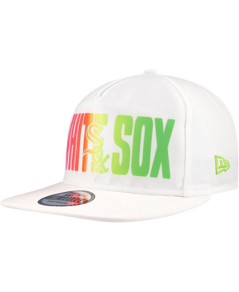 Men's White Chicago White Sox Spring Spectrum Golfer Snapback Hat