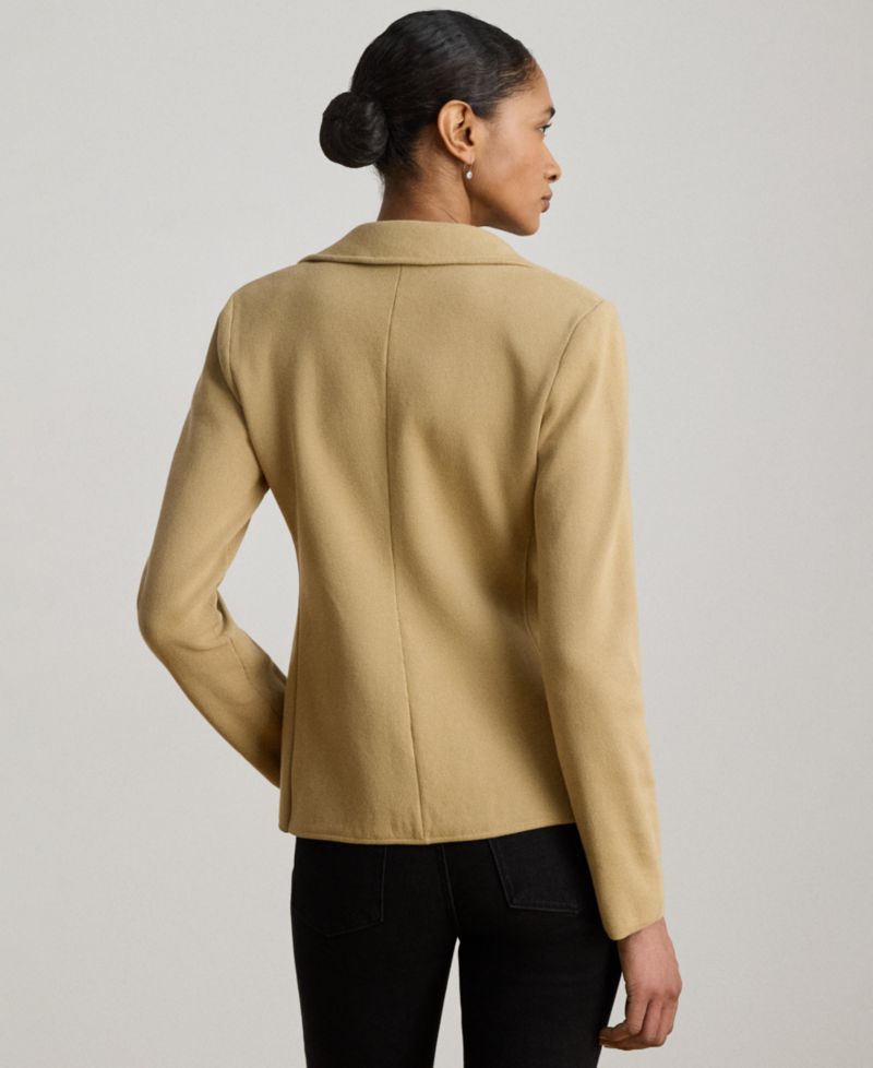 Petite Cotton-Blend Sweater Blazer