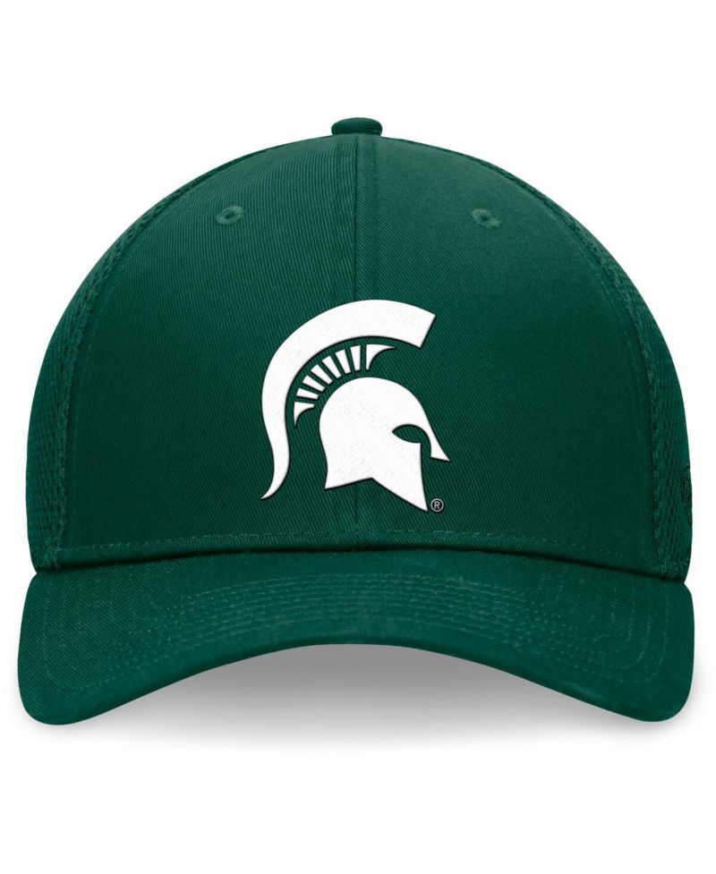 Men's Green Michigan State Spartans Spacer Flex Hat