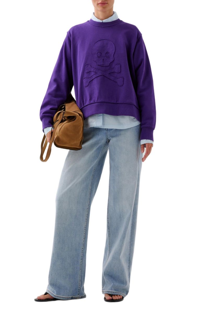 Women's Raw Skull Sweater