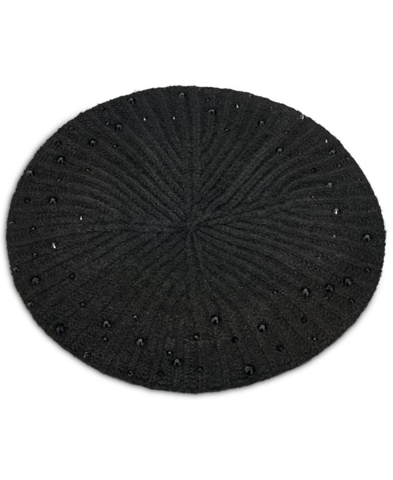 Studded Beret Hat