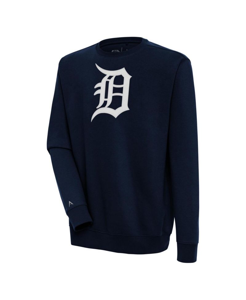 Men's Navy Detroit Tigers Victory Pullover Sweatshirt