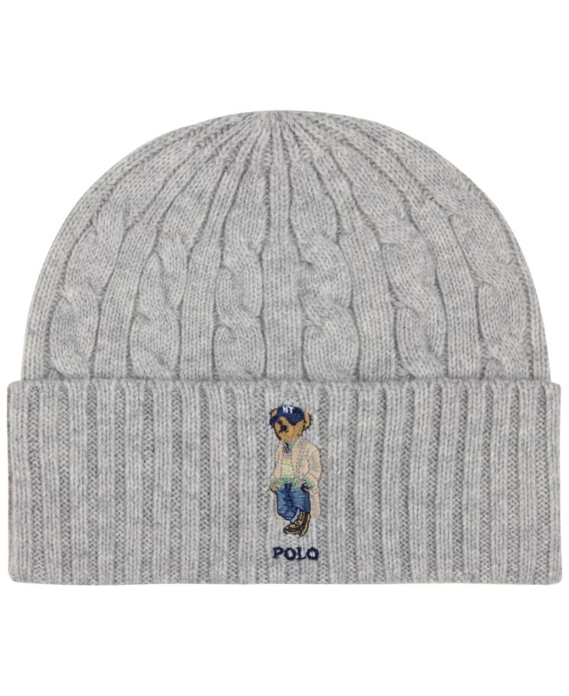 Men's Cable Litchfield Bear Beanie
