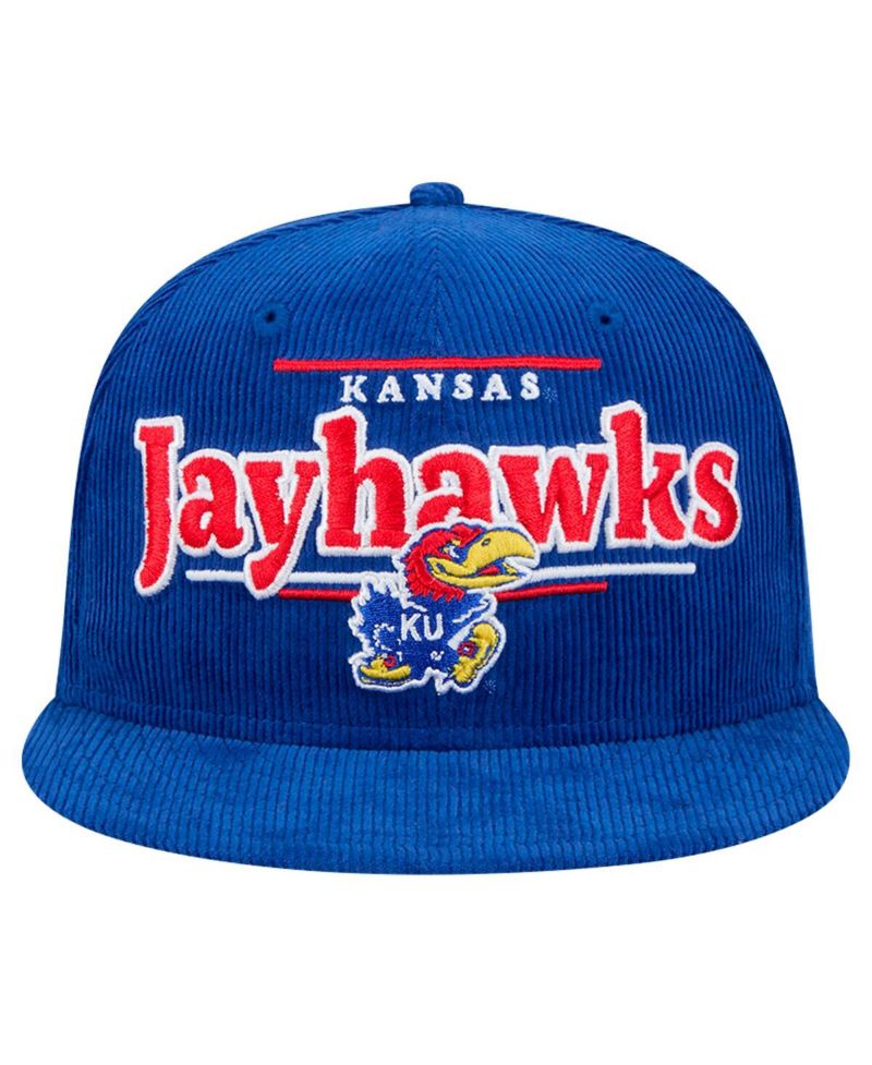 Men's Royal Kansas Jayhawks Display 9FIFTY Snapback Hat