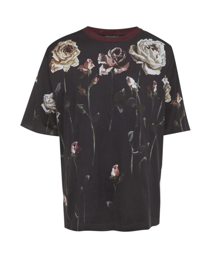 Men's Floral Print Jersey T-Shirt