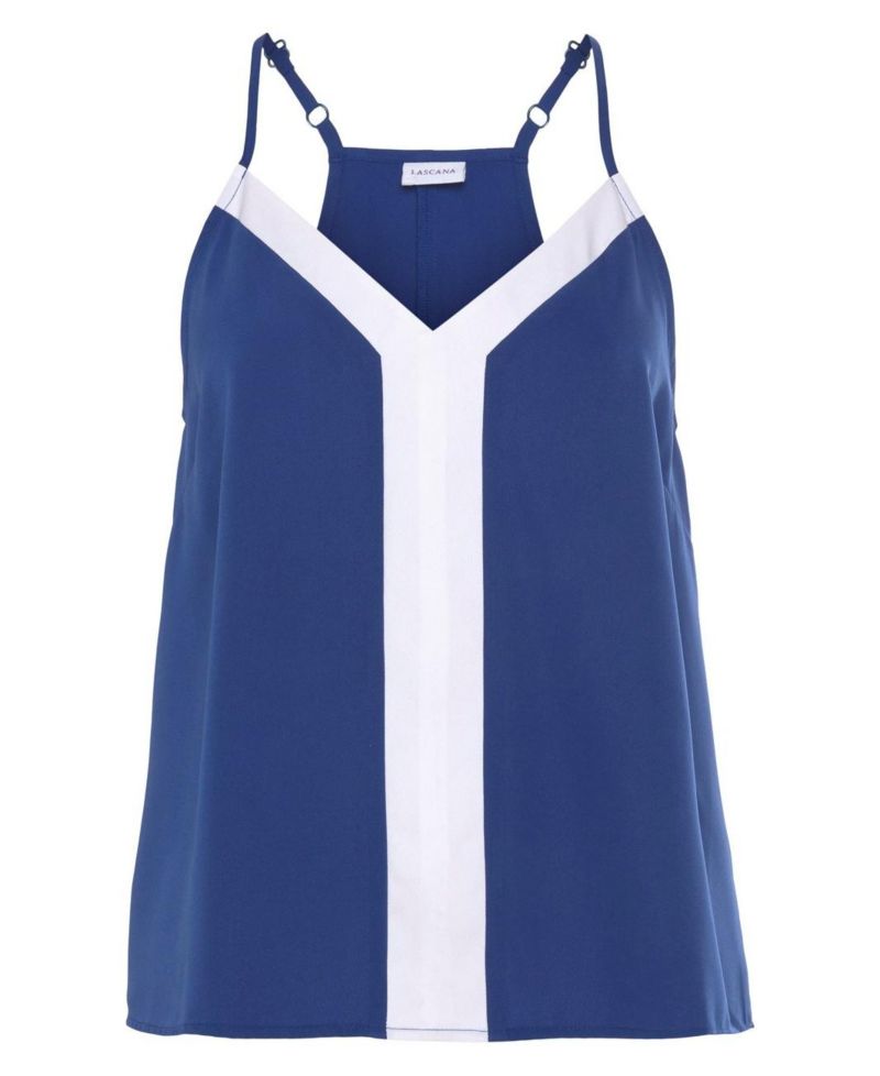 Women's Color-Block Color Block Everyday Comfort Sleeveless Top