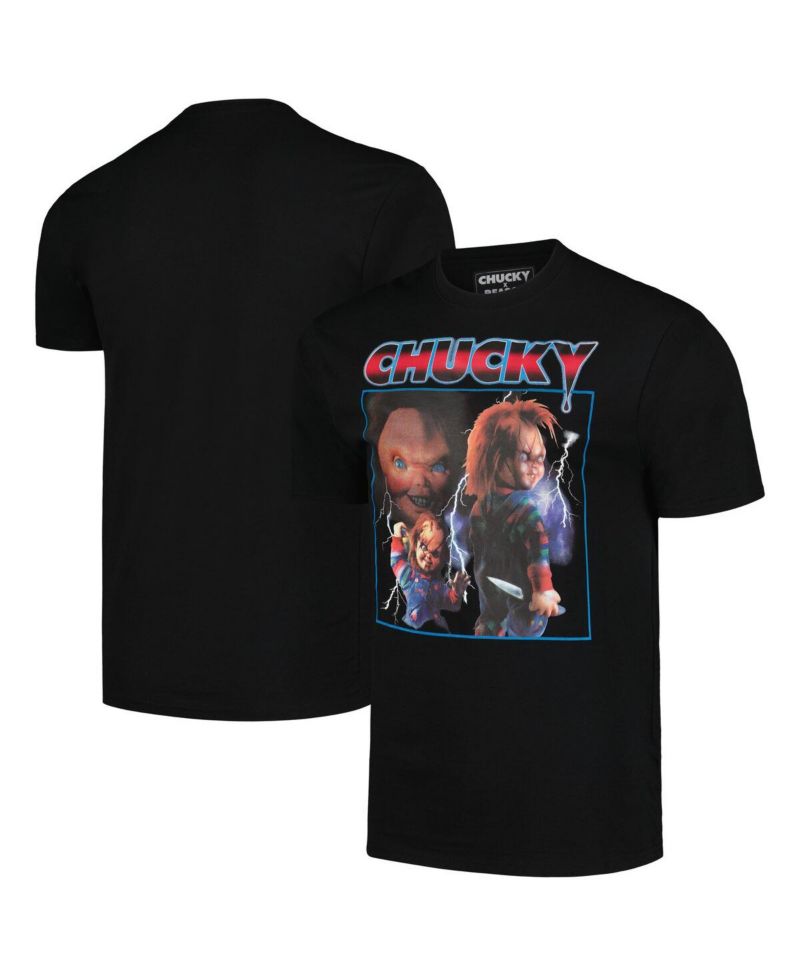 Men's and Women's Black Chucky Epic T-Shirt