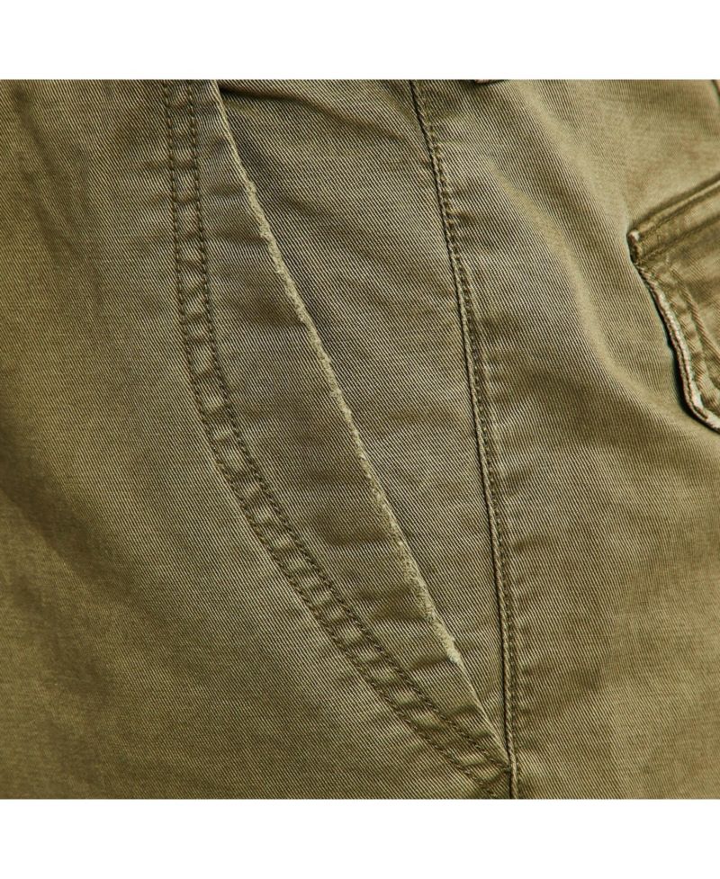 Men's Green Cotton Pargo Cargo Pants