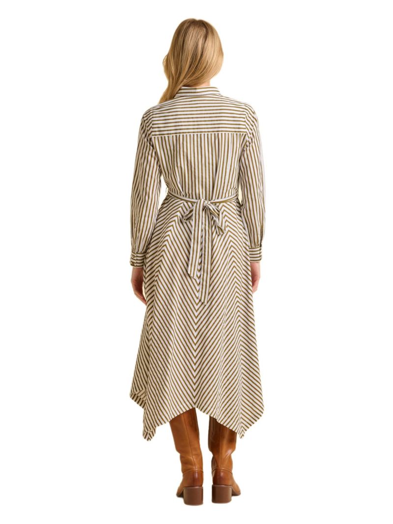 Women's Forrest Long Sleeve Shirt Midi Dress