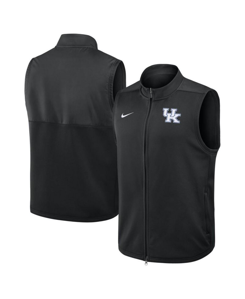 Men's Black Kentucky Wildcats Primetime Victory Performance Full-Zip Vest
