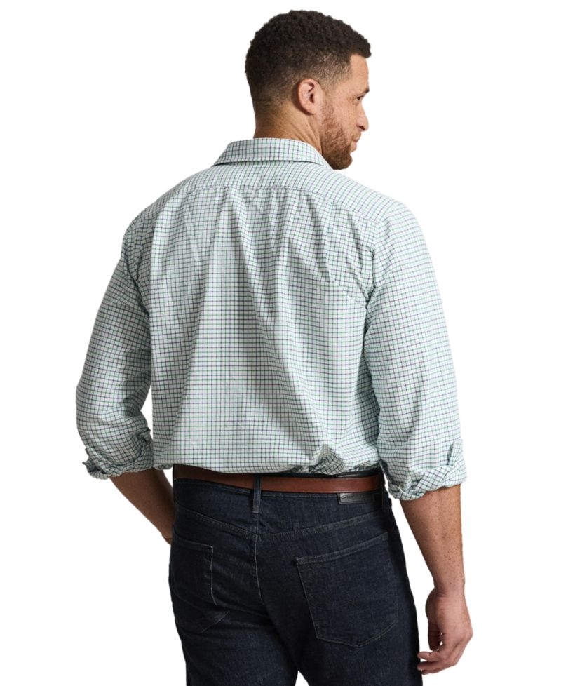 Men's Big & Tall Tattersall Oxford Shirt