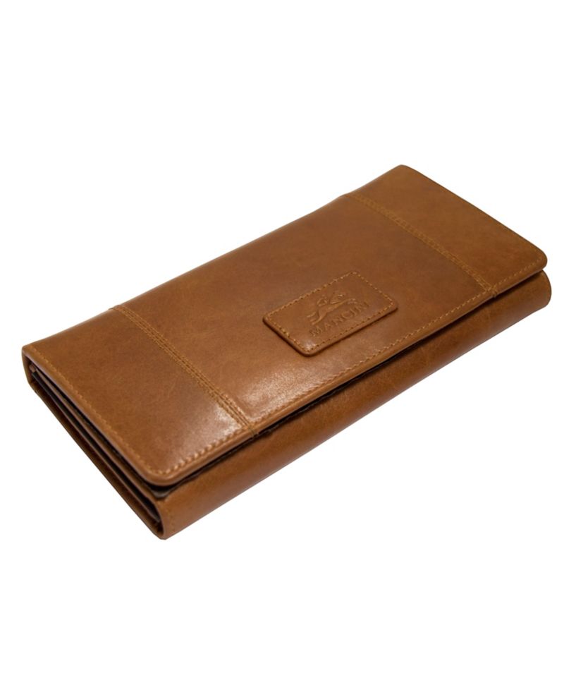 Casablanca Collection RFID Secure Ladies Trifold Wallet