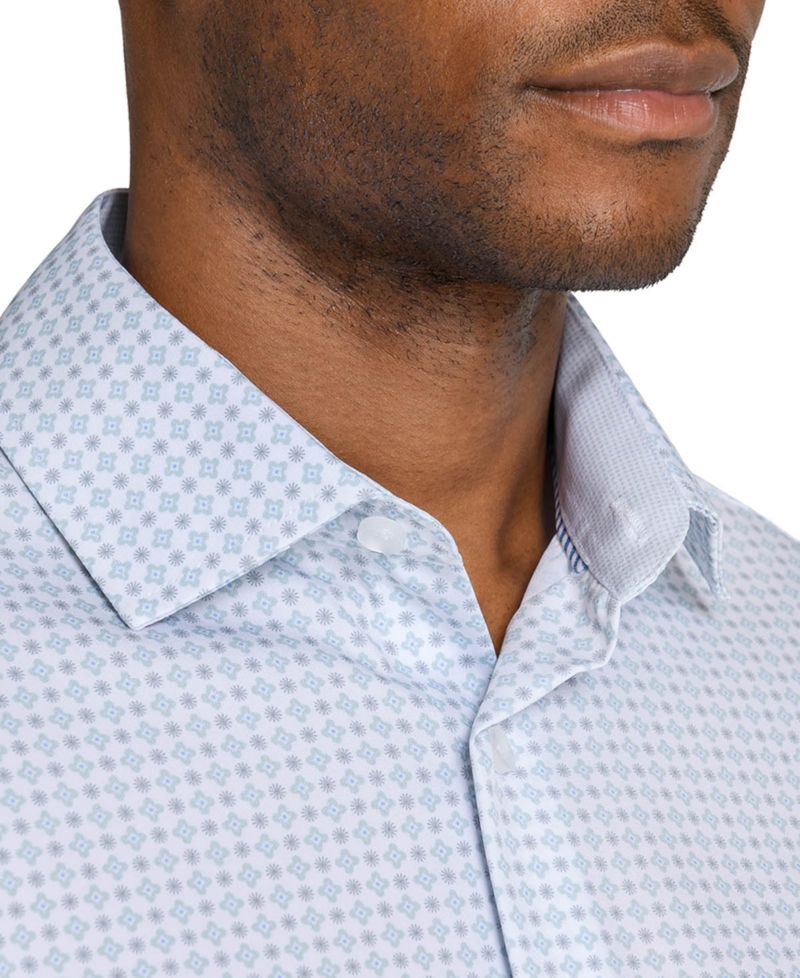 Men's Slim-Fit Stretch Dress Shirt