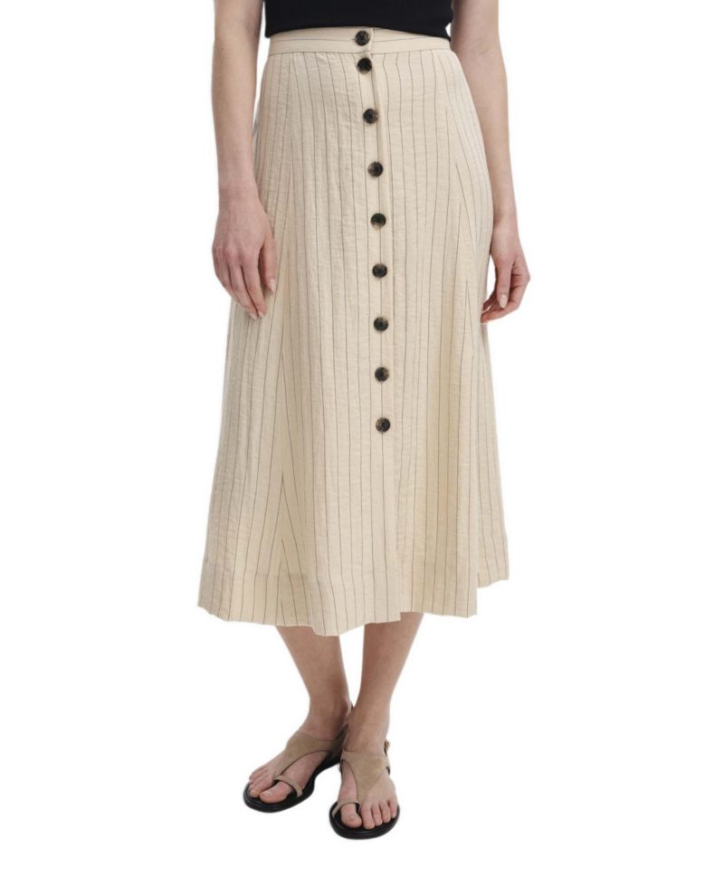 Women's Frances Stripe Midi A-Line Skirt